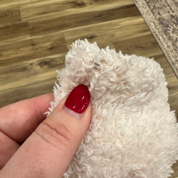 Patagonia Baby Girl Furry Friends Zip Up Hoody Pink White Sz 2T - Picture 9 of 9